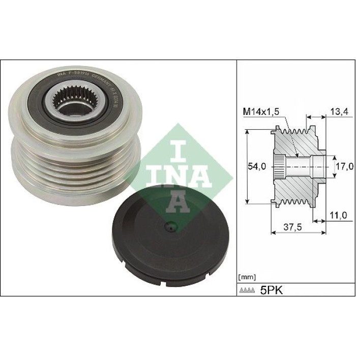 INA 535 0278 10 Generatorfreilauf INA 535 0278 10 Generatorfreilauf