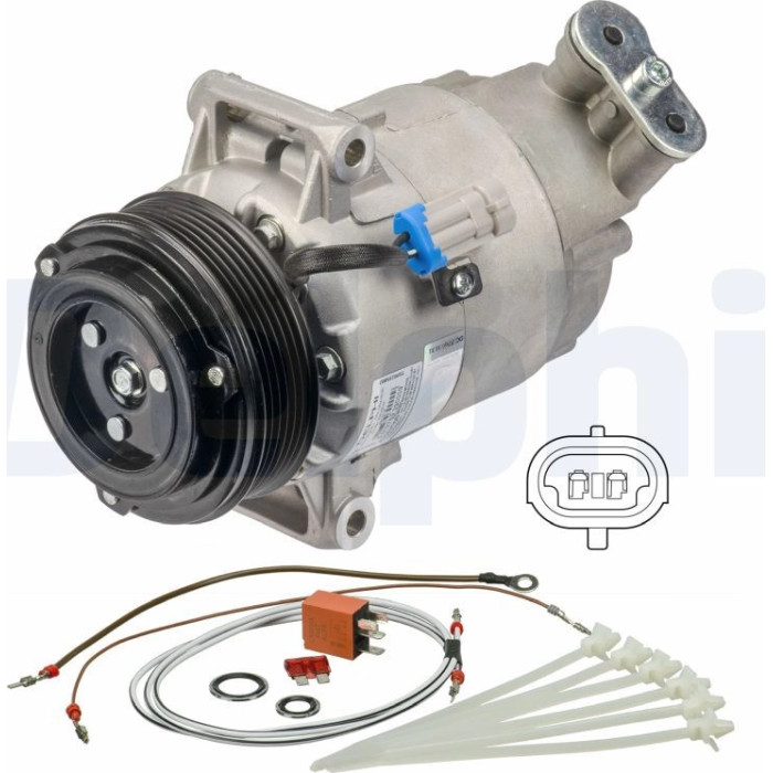 Delphi TSP0155802 Kompressor, Klimaanlage Delphi TSP0155802 Kompressor, Klimaanlage