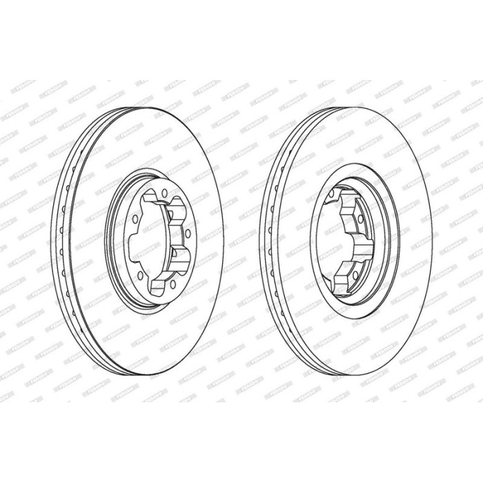 Ferodo DDF1113C Bremsscheibe PREMIER Coat+ disc