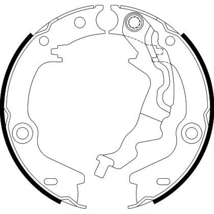 Bremsbackensatz, Feststellbremse 8DA 355 050-181 Bremsbackensatz, Feststellbremse 8DA 355 050-181