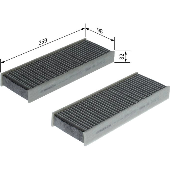 BOSCH 1 987 435 525 Innenraumfilter BOSCH 1 987 435 525 Innenraumfilter
