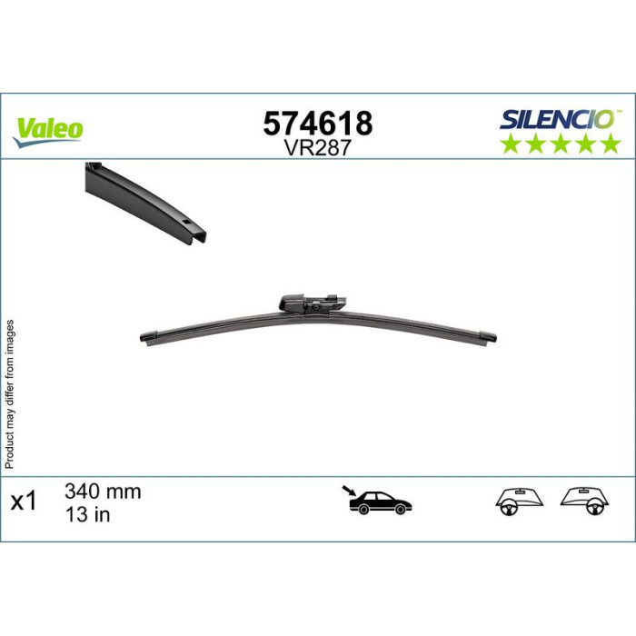 Valeo 574618 Wischblatt SILENCIO REAR Valeo 574618 Wischblatt SILENCIO REAR