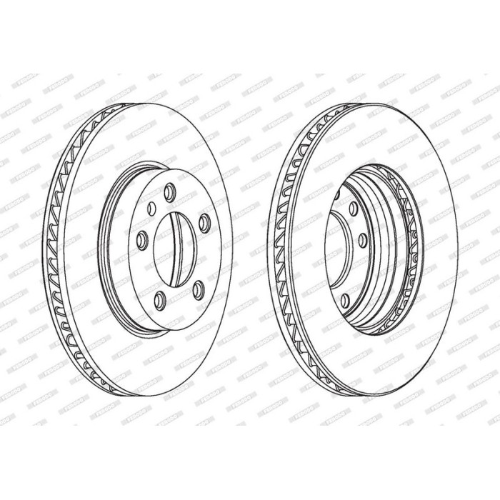 Ferodo DDF1591LC-1 Bremsscheibe PREMIER Ferodo DDF1591LC-1 Bremsscheibe PREMIER