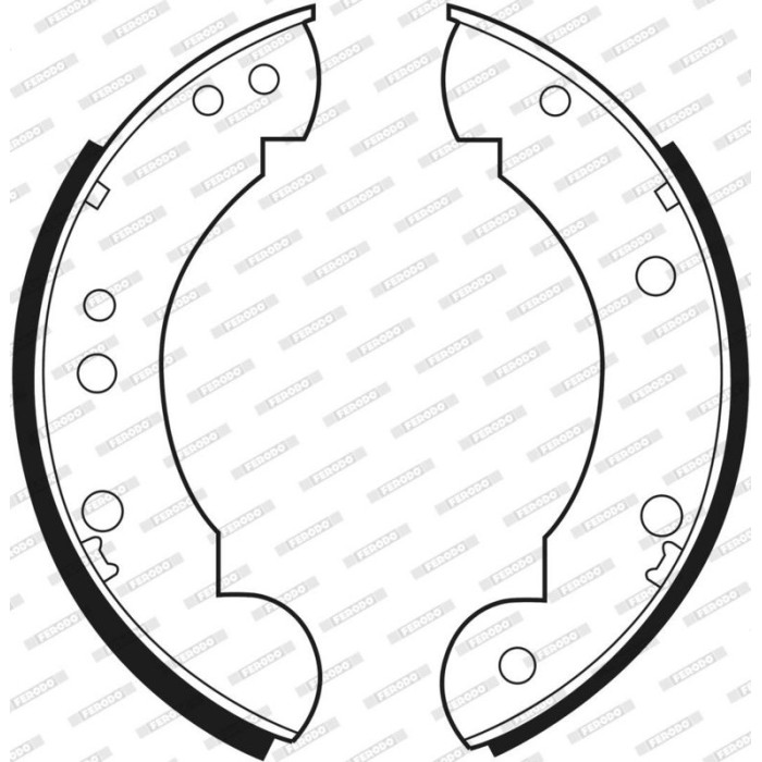 Ferodo FSB385 Bremsbackensatz PREMIER Ferodo FSB385 Bremsbackensatz PREMIER