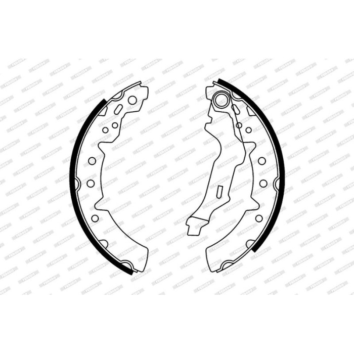 Ferodo FSB591 Bremsbackensatz PREMIER