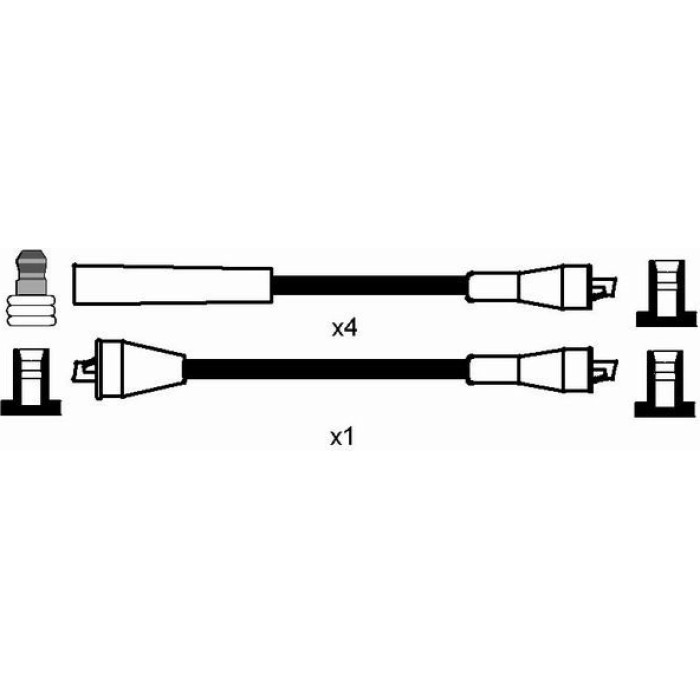 NGK 0772 Zündleitungssatz