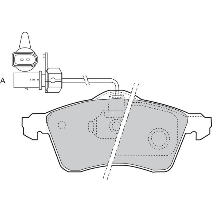 Valeo 598676 Bremsbelagsatz, Scheibenbremse