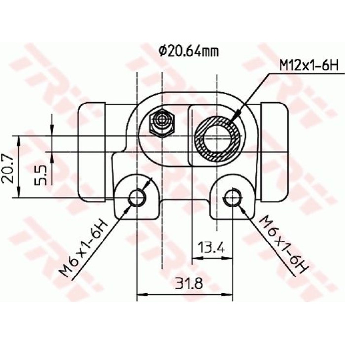 TRW BWF126 Radbremszylinder