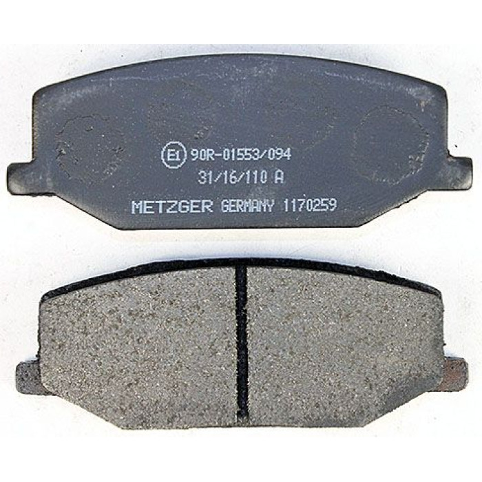 Metzger 1170259 Bremsbelagsatz, Scheibenbremse Metzger 1170259 Bremsbelagsatz, Scheibenbremse