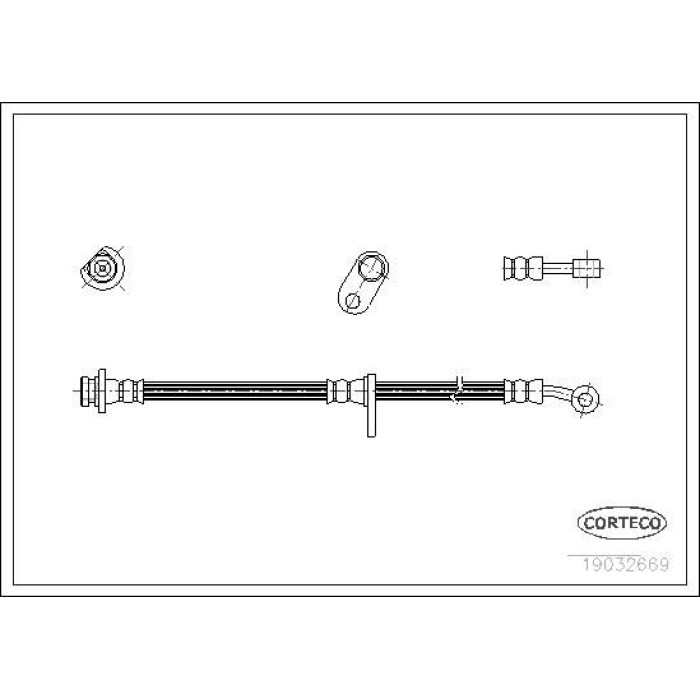Corteco 19032669 Bremsschlauch