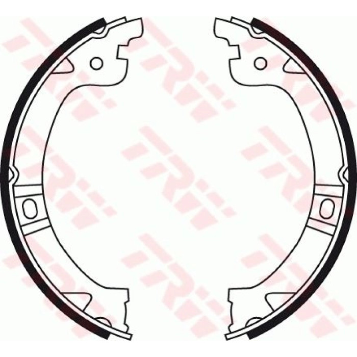 TRW GS8759 Bremsbackensatz, Feststellbremse TRW GS8759 Bremsbackensatz, Feststellbremse
