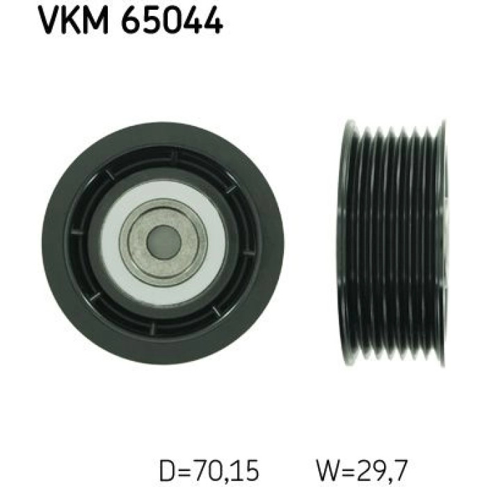 SKF VKM 65044 Umlenkrolle/Führungsrolle, Keilrippenriemen