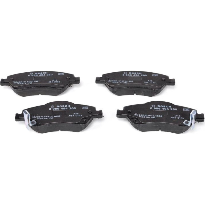 BOSCH 0 986 494 260 Bremsbelagsatz, Scheibenbremse BOSCH 0 986 494 260 Bremsbelagsatz, Scheibenbremse