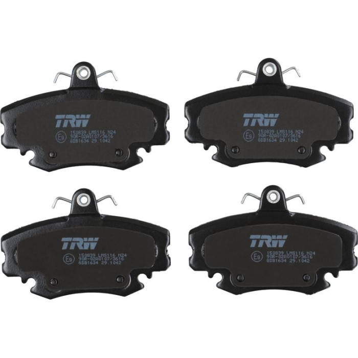 TRW GDB1634 Bremsbelagsatz, Scheibenbremse COTEC TRW GDB1634 Bremsbelagsatz, Scheibenbremse COTEC