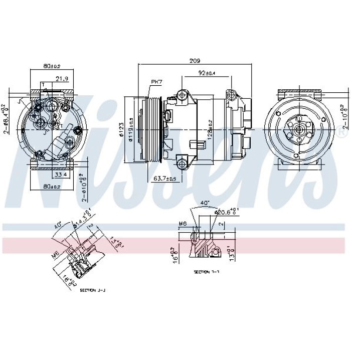 Nissens 89323 Kompressor, Klimaanlage FIRST FIT Nissens 89323 Kompressor, Klimaanlage FIRST FIT