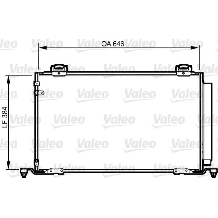Valeo 814209 Kondensator, Klimaanlage Valeo 814209 Kondensator, Klimaanlage