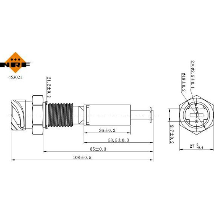 Sensor, Kühlmittelstand 453021 Sensor, Kühlmittelstand 453021
