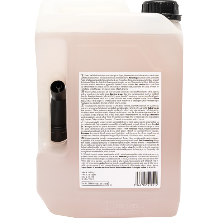 SONAX 05135050 Rostlöser FlugrostEntferner Säurefrei