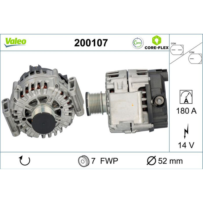 Valeo 200107 Generator CORE-FLEX Valeo 200107 Generator CORE-FLEX