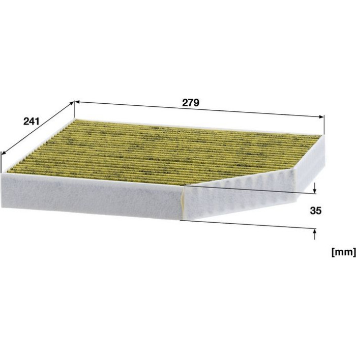 MANN-FILTER FP 2450 Innenraumfilter FreciousPlus Aktivkohlefilter mit Polyphenol, antibakteriell, Feinstaubfilter (PM 2.5)