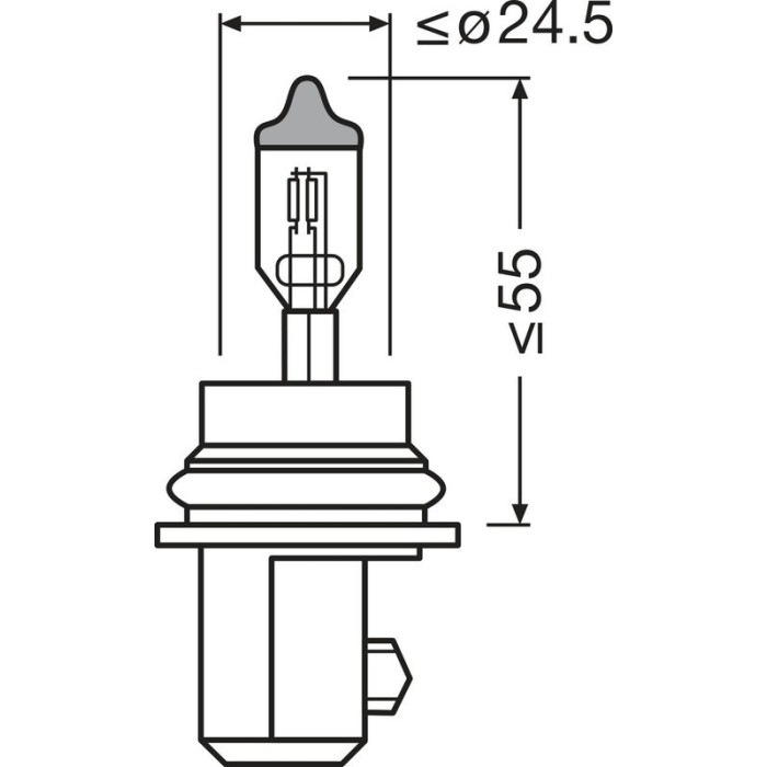 Glühlampe, Fernscheinwerfer 9007 Glühlampe, Fernscheinwerfer 9007