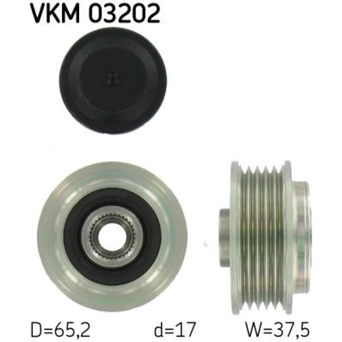 SKF VKM 03202 Generatorfreilauf SKF VKM 03202 Generatorfreilauf