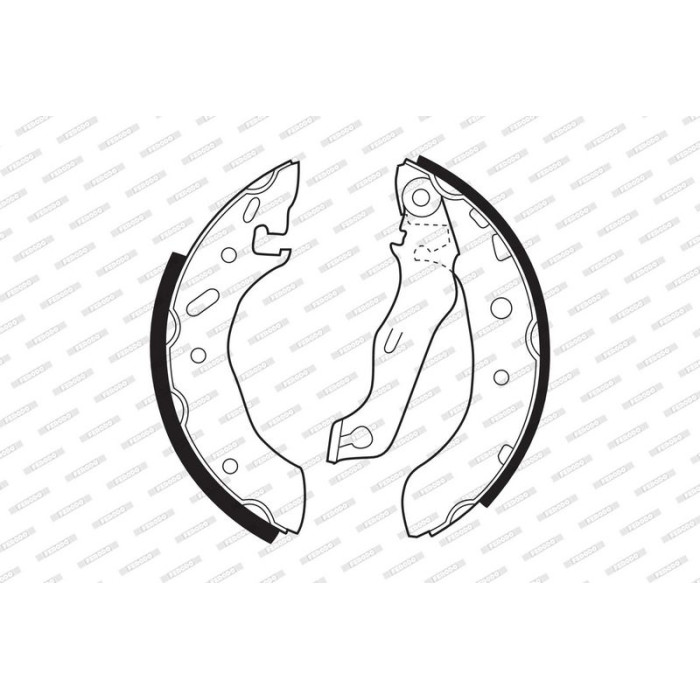 Ferodo FSB543 Bremsbackensatz PREMIER
