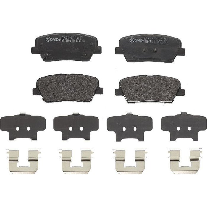 Brembo P 30 105 Bremsbelagsatz, Scheibenbremse PRIME LINE Brembo P 30 105 Bremsbelagsatz, Scheibenbremse PRIME LINE