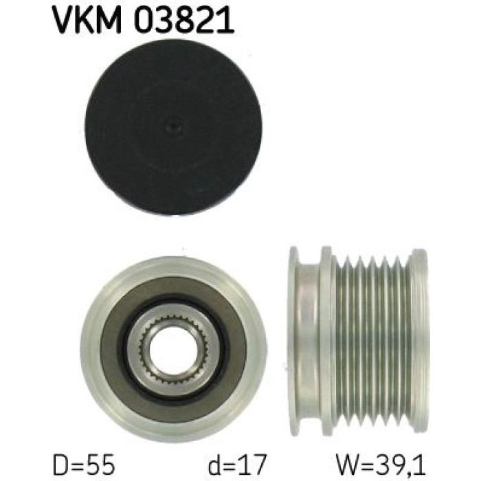 SKF VKM 03821 Generatorfreilauf SKF VKM 03821 Generatorfreilauf