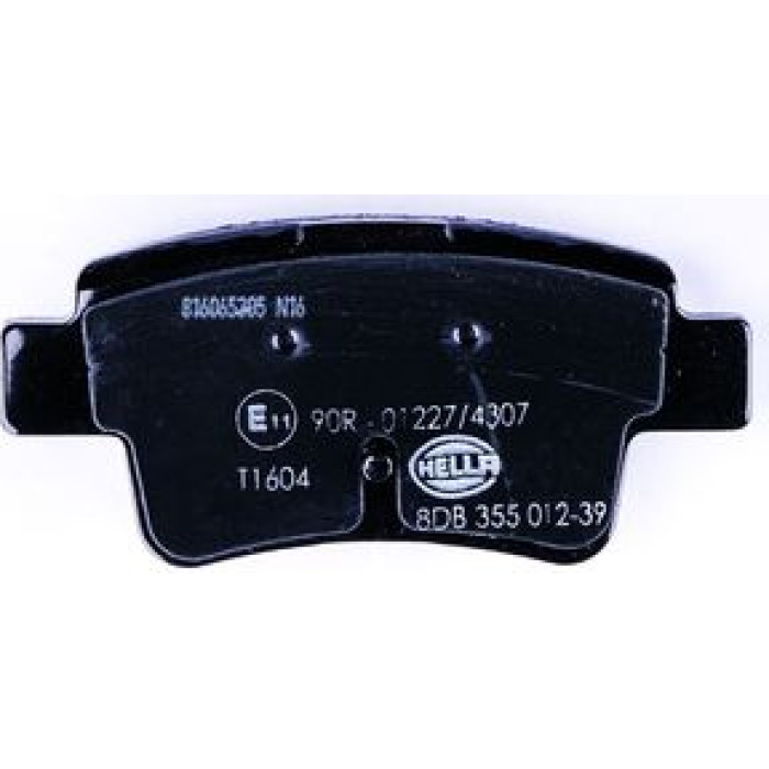 Hella 8DB 355 012-391 Bremsbelagsatz, Scheibenbremse Hella 8DB 355 012-391 Bremsbelagsatz, Scheibenbremse