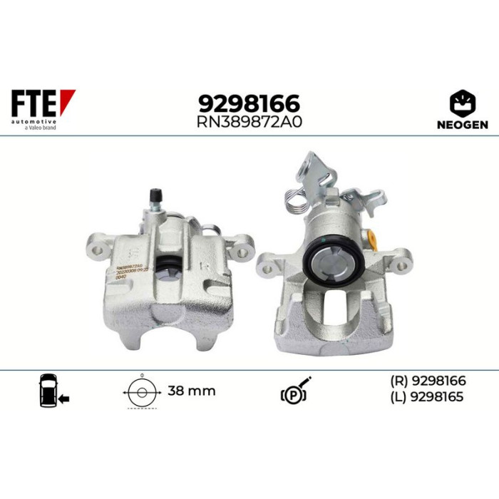 FTE 9298166 Bremssattel NEOGEN FTE 9298166 Bremssattel NEOGEN