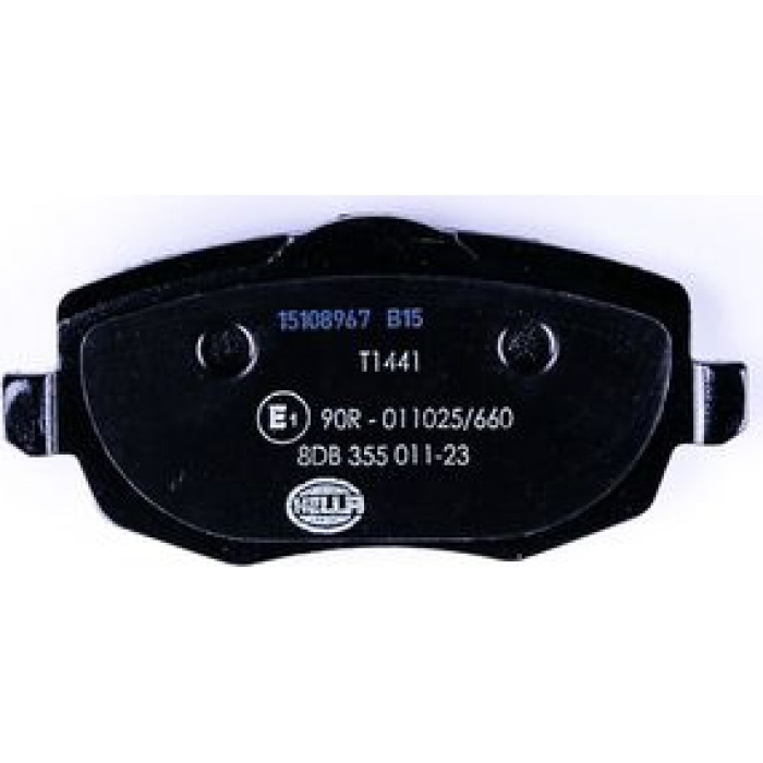 Hella 8DB 355 011-231 Bremsbelagsatz, Scheibenbremse Hella 8DB 355 011-231 Bremsbelagsatz, Scheibenbremse
