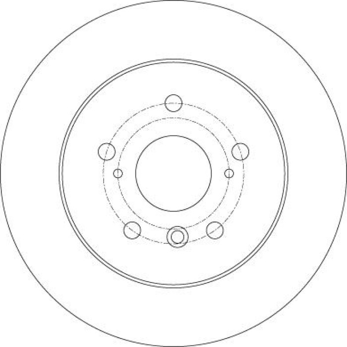TRW DF6176 Bremsscheibe
