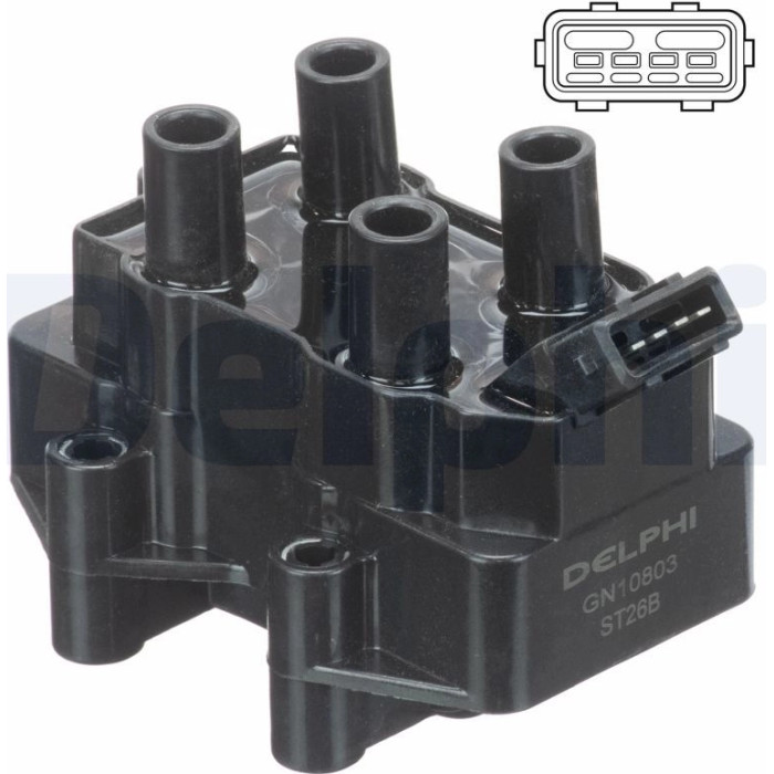 Delphi GN10803-12B1 Zündspule Delphi GN10803-12B1 Zündspule