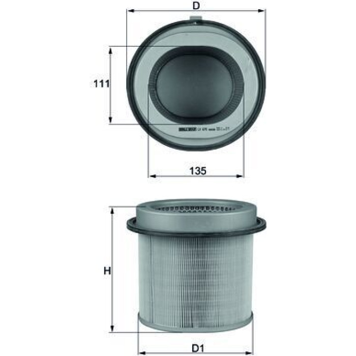 Knecht LX 670 Luftfilter Knecht LX 670 Luftfilter