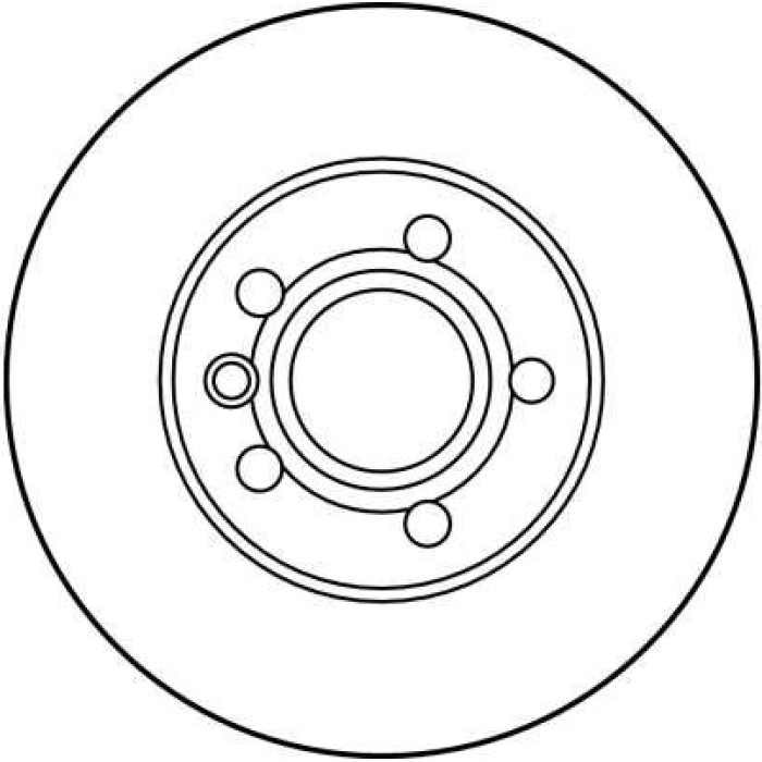 TRW DF2809 Bremsscheibe TRW DF2809 Bremsscheibe