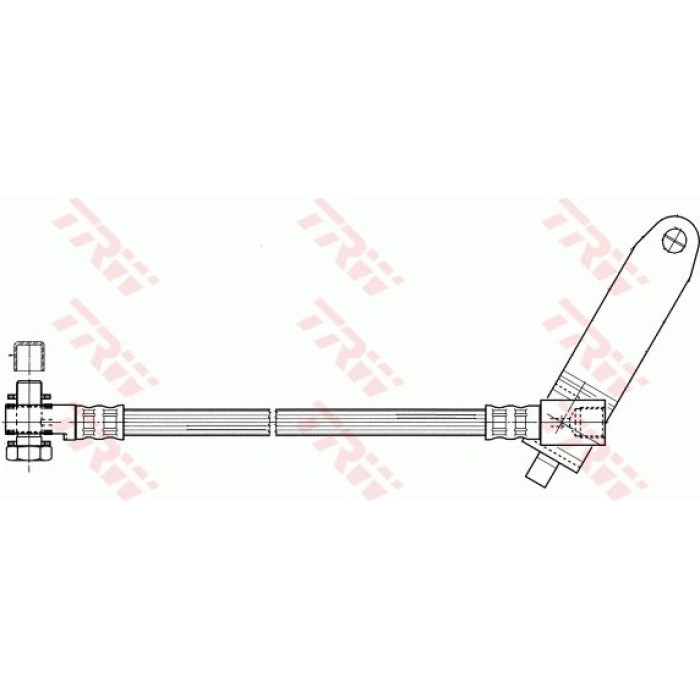 TRW PHD951 Bremsschlauch