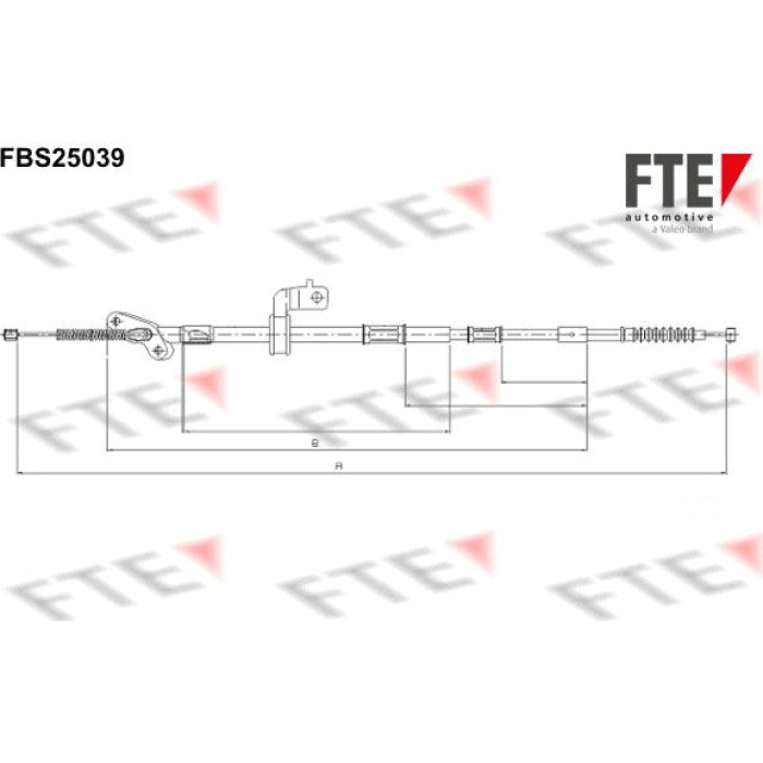 FTE 9250628 Seilzug, Feststellbremse