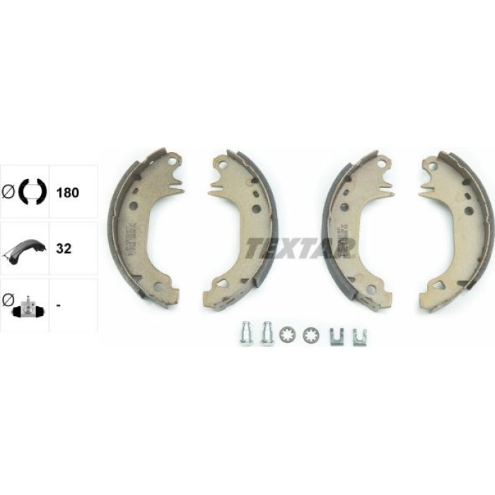 Textar 91031100 Bremsbackensatz Textar 91031100 Bremsbackensatz