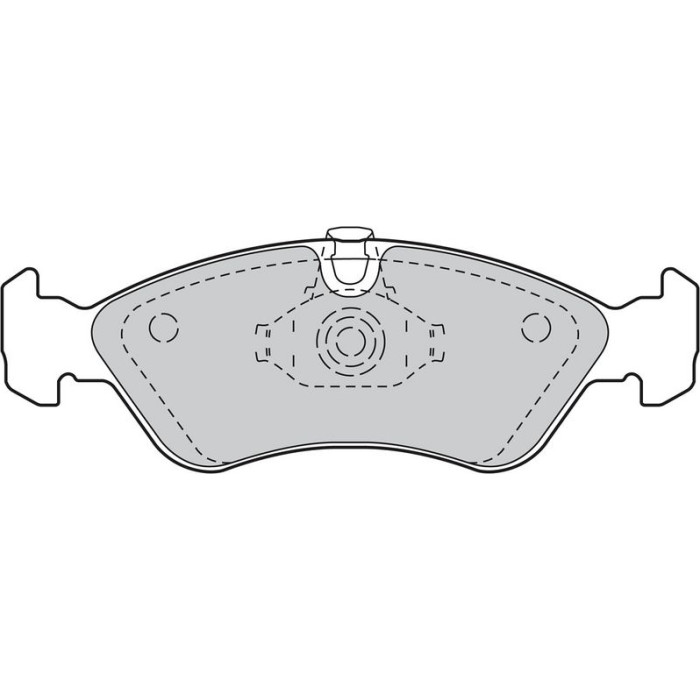 Valeo 598184 Bremsbelagsatz, Scheibenbremse