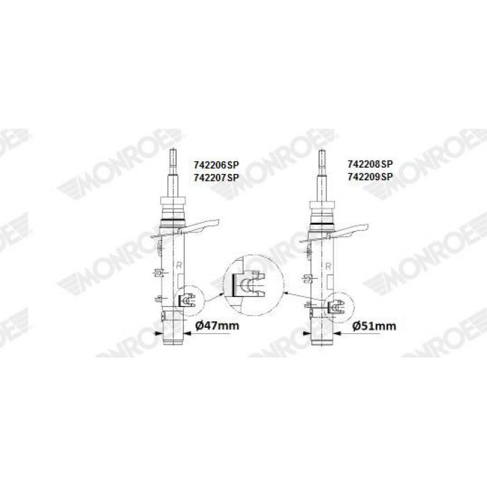 Monroe 742206SP Stoßdämpfer