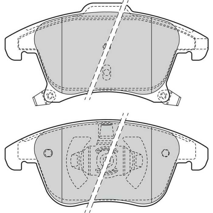Valeo 601522 Bremsbelagsatz, Scheibenbremse