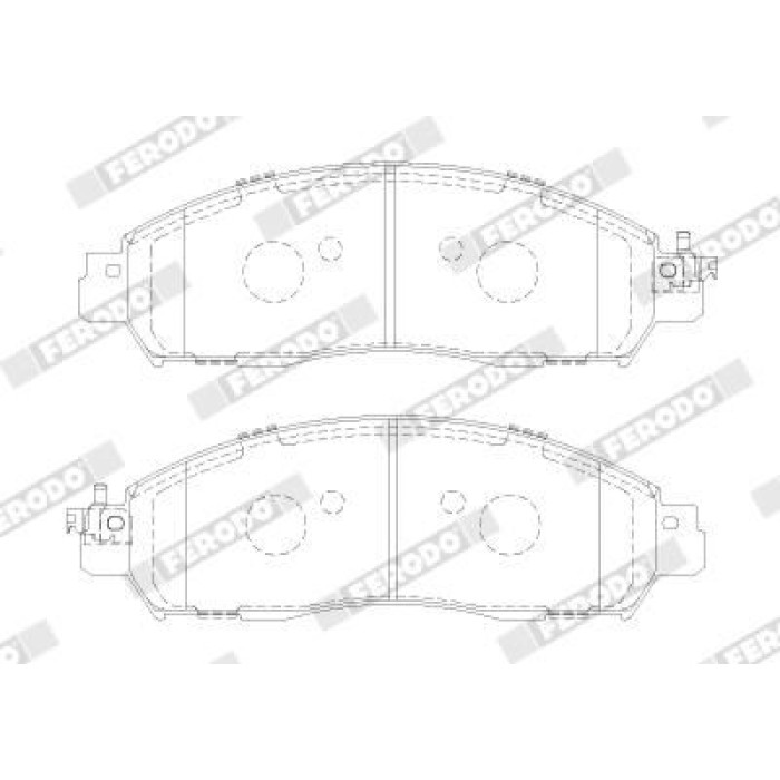 Ferodo FVR5284 Bremsbelagsatz, Scheibenbremse PREMIER ECO FRICTION Ferodo FVR5284 Bremsbelagsatz, Scheibenbremse PREMIER ECO FRICTION