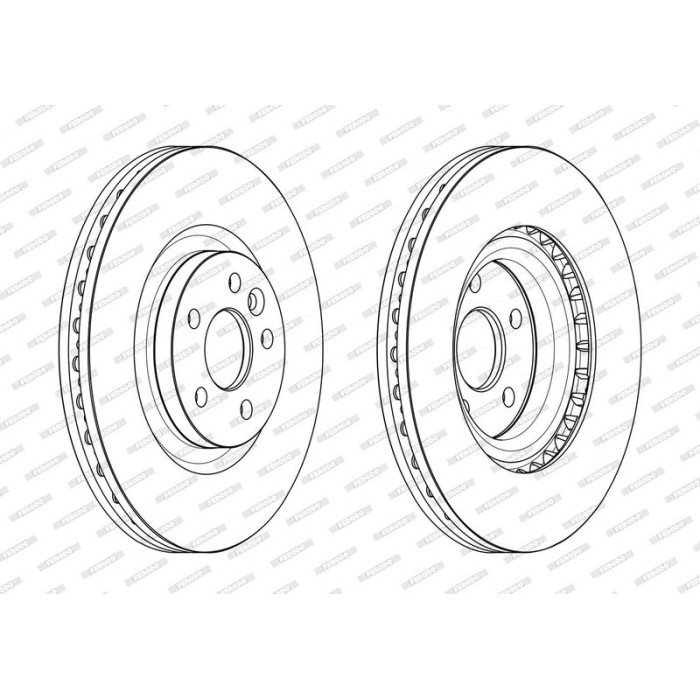 Ferodo DDF2632C-1 Bremsscheibe PREMIER