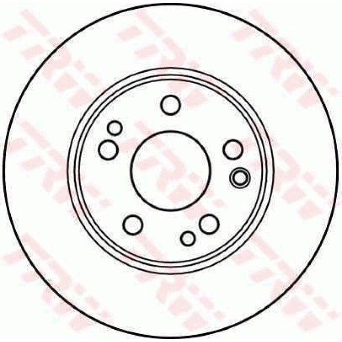 TRW DF2608 Bremsscheibe TRW DF2608 Bremsscheibe