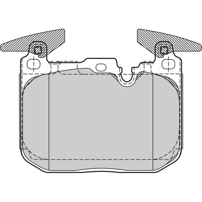 Valeo 601391 Bremsbelagsatz, Scheibenbremse
