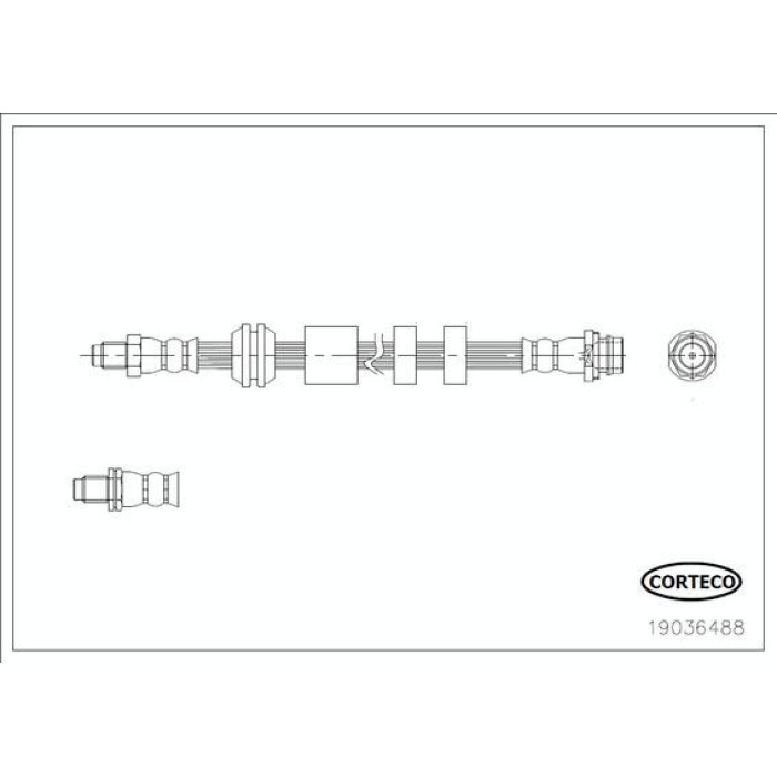 Corteco 19036488 Bremsschlauch
