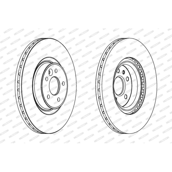 Ferodo DDF1680C-1 Bremsscheibe PREMIER Ferodo DDF1680C-1 Bremsscheibe PREMIER