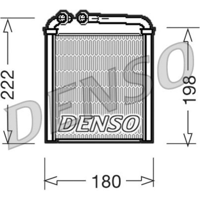 Denso DRR32005 Wärmetauscher, Innenraumheizung Denso DRR32005 Wärmetauscher, Innenraumheizung