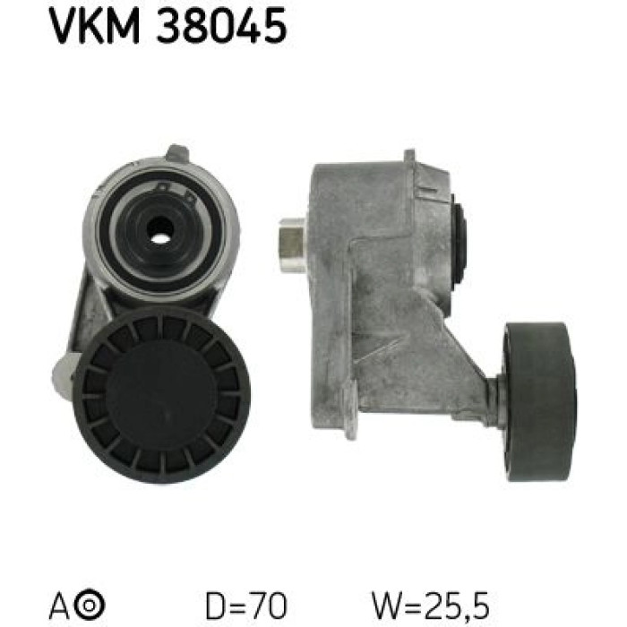 SKF VKM 38045 Spannrolle, Keilrippenriemen SKF VKM 38045 Spannrolle, Keilrippenriemen